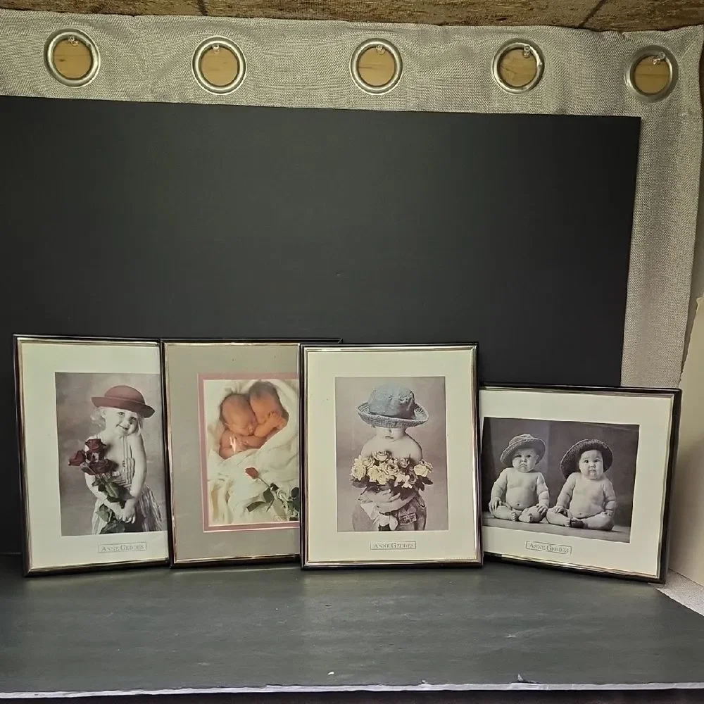 4 Matted Anne Geddes Pictures‎ In 8x10 Frames